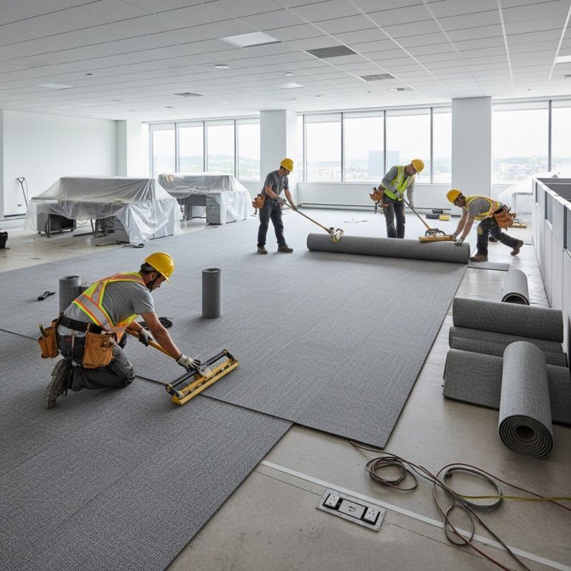 What To Expect During A Commercial Carpet Installation Project